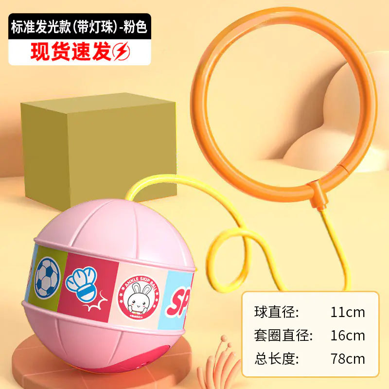 Glowing Jump Ball for Kids - Light-Up Fun Toy