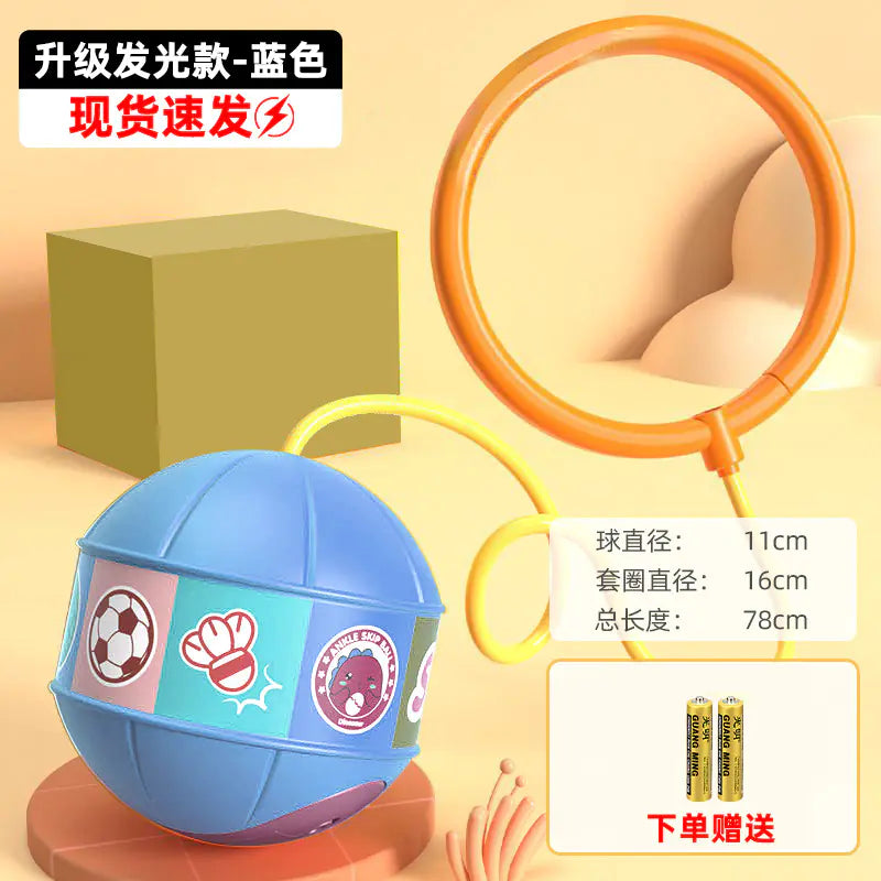 Glowing Jump Ball for Kids - Light-Up Fun Toy