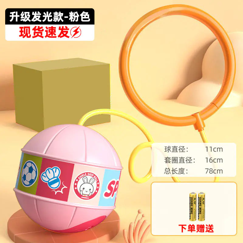 Glowing Jump Ball for Kids - Light-Up Fun Toy