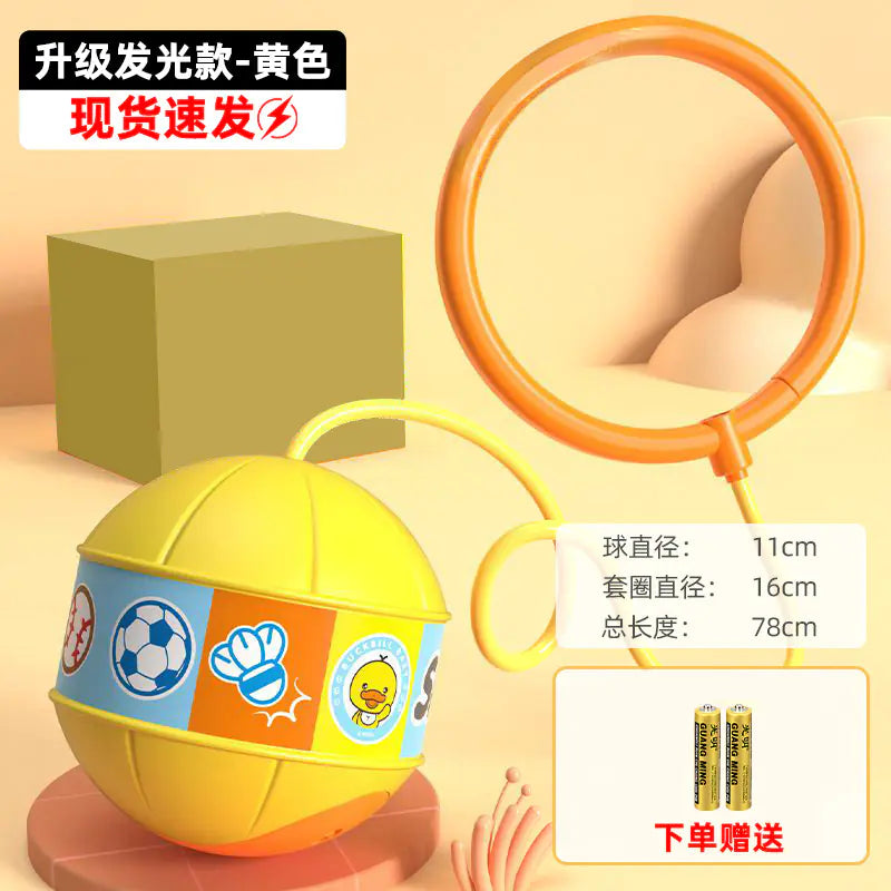 Glowing Jump Ball for Kids - Light-Up Fun Toy