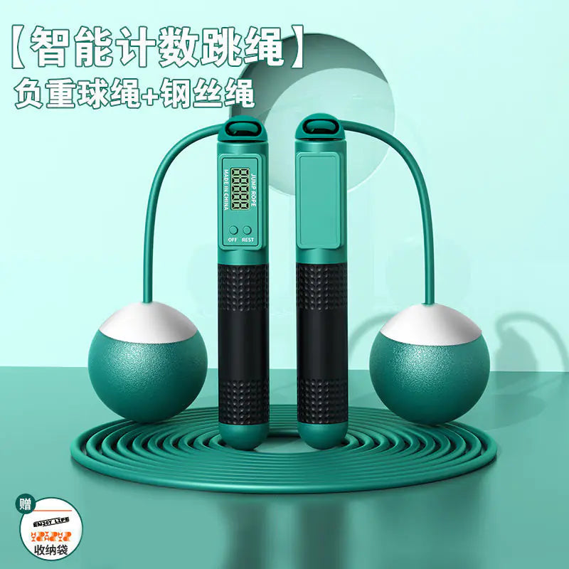 Smart Weighted Jump Rope with Electronic Counter