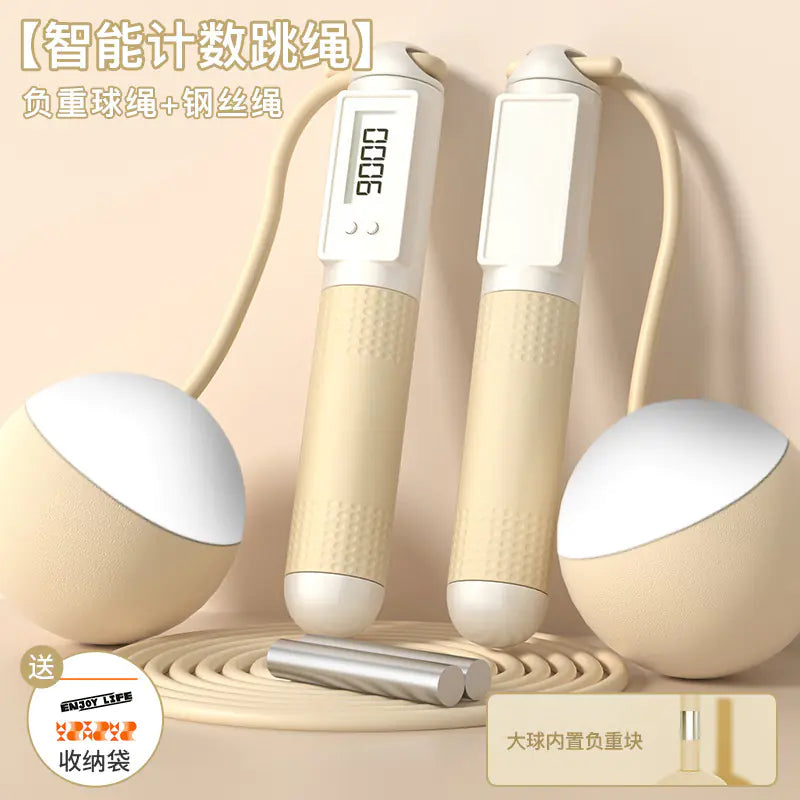 Smart Weighted Jump Rope with Electronic Counter